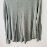 Old Navy  Waffle Knit Long Sleeve Top Green Sz Small Photo 7