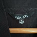 Misook  Knit High V-Neck 1/4 Zip Sleeveless Top Black Size S Photo 7