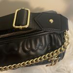 Juicy Couture bag Quilted Black Puff Roll crossbody NEW faux leather gold chain Photo 6