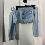 O’Dolly Dearest Dreamgirl Denim Jacket Crop Top Size XS NWT Photo 1