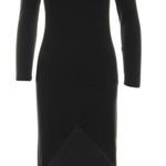 Revolve Benjamin Jay Black Jay Layne hi low modal Long Sleeve Dress, size M Size M Photo 0