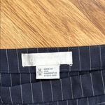 Cooperative  from urban outfitter medium navy white pinstripe slit mini skirt Photo 2
