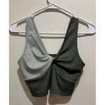 Lot Of 2 Sleeveless Crop Tops ~ Size Medium, Ivory & Green Photo 6