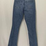 ZARA  Jeans Women's Size 8 Blue Mid Rise Straight Leg Raw Hem Denim Photo 1