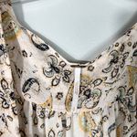 Free People Lolita Chiffon Ditsy Floral Fitted Long Sleeve Square Neck Blouse S Photo 3