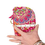 Vera Bradley ‎ Mirror Cosmetic Bag Pink Swirls Photo 6