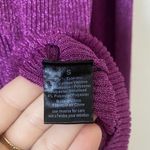 Caroline Constas Purple Long Sleeve Cardigan Glitter Sparkly Puff Sleeve Photo 10