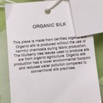 Ganni NWT  Zebra Stripe Ruched Silk Blouse in Margarita Photo 6