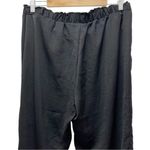 NWT Motherhood Maternity Underbelly Black Satin Jogger Pants Women’s Size Large Photo 8