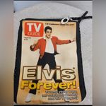 Vintage Elvis Presley TV Guide Bag – Ashley M 2003 Collectible (O10)?? Black Photo 1