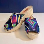 Respoke Multicolor Modern Wedge Espadrilles Size 41 US Size 10.5/11 Blue Photo 0