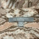 Ny Collection  sheer snakeskin print blouse Photo 4