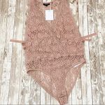 Topshop NWT Lace Plunge Bodysuit 8 Photo 7