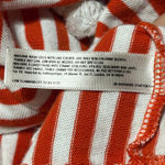 Anthropologie Saturday Sunday Terry Rope Belt Dress Women Orange Stripe Small Photo 4