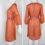 Old Navy orange floral print dress, size M. Photo 7