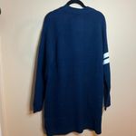 NFL  Houston Texans Large / Extra Large Varsity Navy Blue Cardigan with Pockets Photo 6