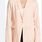 BCBGeneration Boyfriend Blazer Jack in Light Tropical Peach Pink Size XS New Photo 0