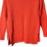 Seven7  Hibiscus Coral Textured Chenille Sweater NWT Small‎ #7M7800B Photo 7