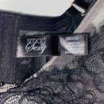 Smart & Sexy NWT  SIZE 38DDD BLACK CREAM LACE SHEER UNDERWIRE BRA ADJUSTABLE Photo 3