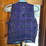 VTG GUATEMALAN PURPLE FLORAL EMBROIDERED VEST Size Large Photo 8