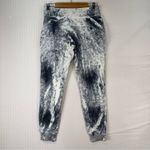 Lululemon Athletic Warm Down Black/White Marbled/Tie-Dye Jogger Sweatpant Size 6 Photo 3