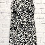 Tory Burch  black white logo print sleeveless dress 6 Photo 0