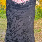 Vintage Eva Blue Black Burnout Velvet Maxi Dress Goth Whimsygoth Boho‎ Size 8 Photo 2