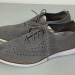Cole Haan  Womens Original Grand Stitchlite Wingtip Oxford Gray Shoes Size 8.5 Photo 2