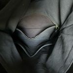 Romygold Black Clutch with Two Row Gold Stud Accents Women’s Purse Bag Photo 4