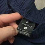 Nike  Navy Blue embroidered check swoosh streetwear pants Photo 5