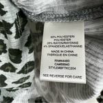 NWT Love Fire Blouse Womens XS Green Leopard Print Tiered Ruffle Coquette Indie Photo 5