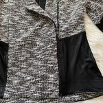 Jessica Simpson Fiona Faux Leather Marled Blazer Jacket Photo 3