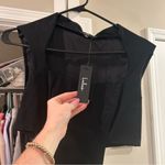 Lulus Lulu’s Plenty to Love Black Square Neck Sleeveless Cutout Bodysuit Photo 6