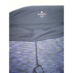 Athleta Womens Dark Purple Crop Pants Pilates Yoga Casual Large Space Dye Black Photo 5