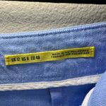 Maeve Anthropologie  The Avery Pleated Trouser Shorts Blue  Linen Blend Bermuda 8 Photo 6