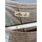 Hollister  Long Sleeve‎ Shirt Brown And Lace Medium EUC Photo 1