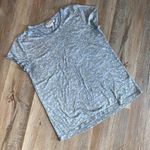 Dantelle Gray Metallic Gold Tribal Accent Tee Shirt Sz L Photo 0