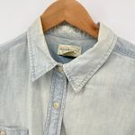 Denim & Supply Ralph Lauren  Chambray Ombre Button Down Shirt XL Blue Photo 3