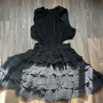 Rococo Short Dress in Black  SAND Photo 6