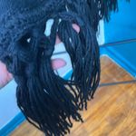 Etcetera Wool asymmetric, midi skirt with sweater, yarn, fringe across bottom, unique Photo 2