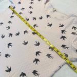 Sonoma  Quilted Light Pink Cotton Shirt Top Women’s Size XL Bird Print Photo 7