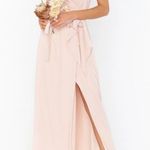Show Me Your Mumu Liz Maxi Dress Strappy Wrap Dusty Blush Crisp Pink NWT XS Photo 5