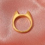 Boutique Gold Cat Ears Ring Photo 0