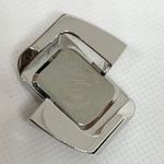 Suzanne Somerset women silver tone crystals watch white dial size 6.5” running Photo 2