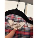 Davy Taylor Women's Plaid Long Sleeve Collared Shirt Size 12‎ Red Multi Photo 4