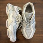 New Balance  9060 Women’s 7.5 Gray Elastic Laces Shoes Sneakers Photo 1