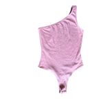 SheIn Women's Rose Pink Cold Shoulder Body Suit Photo 2