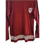 Victoria's Secret VS PINK 5th & Ocean Red & White IU Indiana Hoosier Long Sleeve Shirt Top XS Photo 2