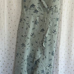 No Boundaries  Green Floral Dress Photo 0