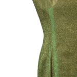 SLA The Label Green Metallic Glittered Sleeveless Cami Camisole Mini Dress Sz M Size M Photo 1